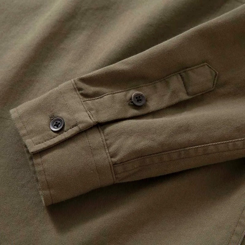 Men’s Linen Grandad Shirt
