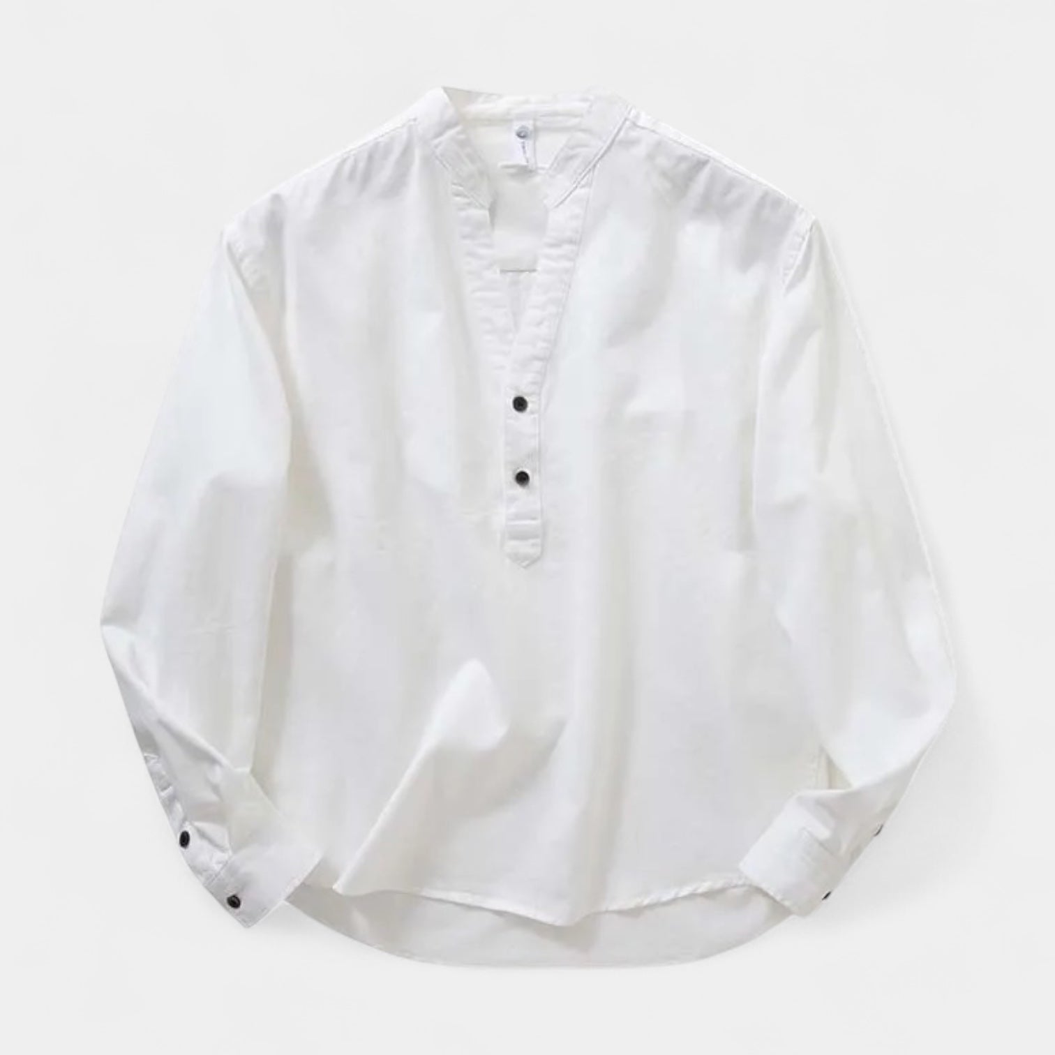 Men’s Linen Grandad Shirt