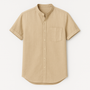 Noir | Men's Linen T-shirt - Lightweight Summer Shirt-Noir-Noir