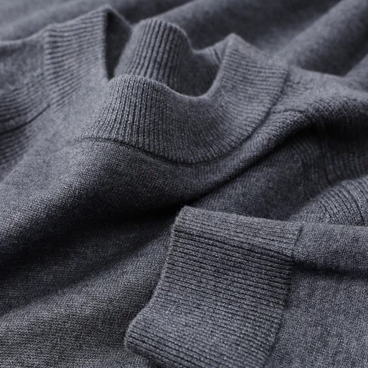 Men's Merino Mock Neck Sweater