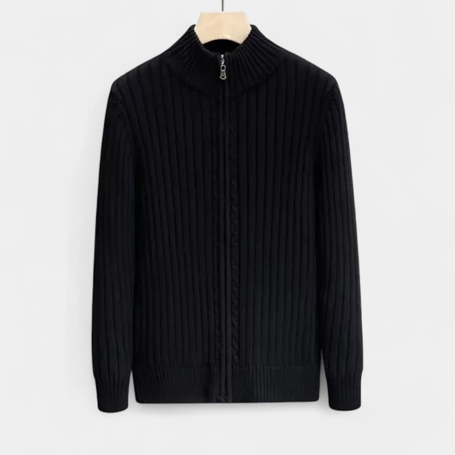 Men’s Ribbed Zip Cardigan