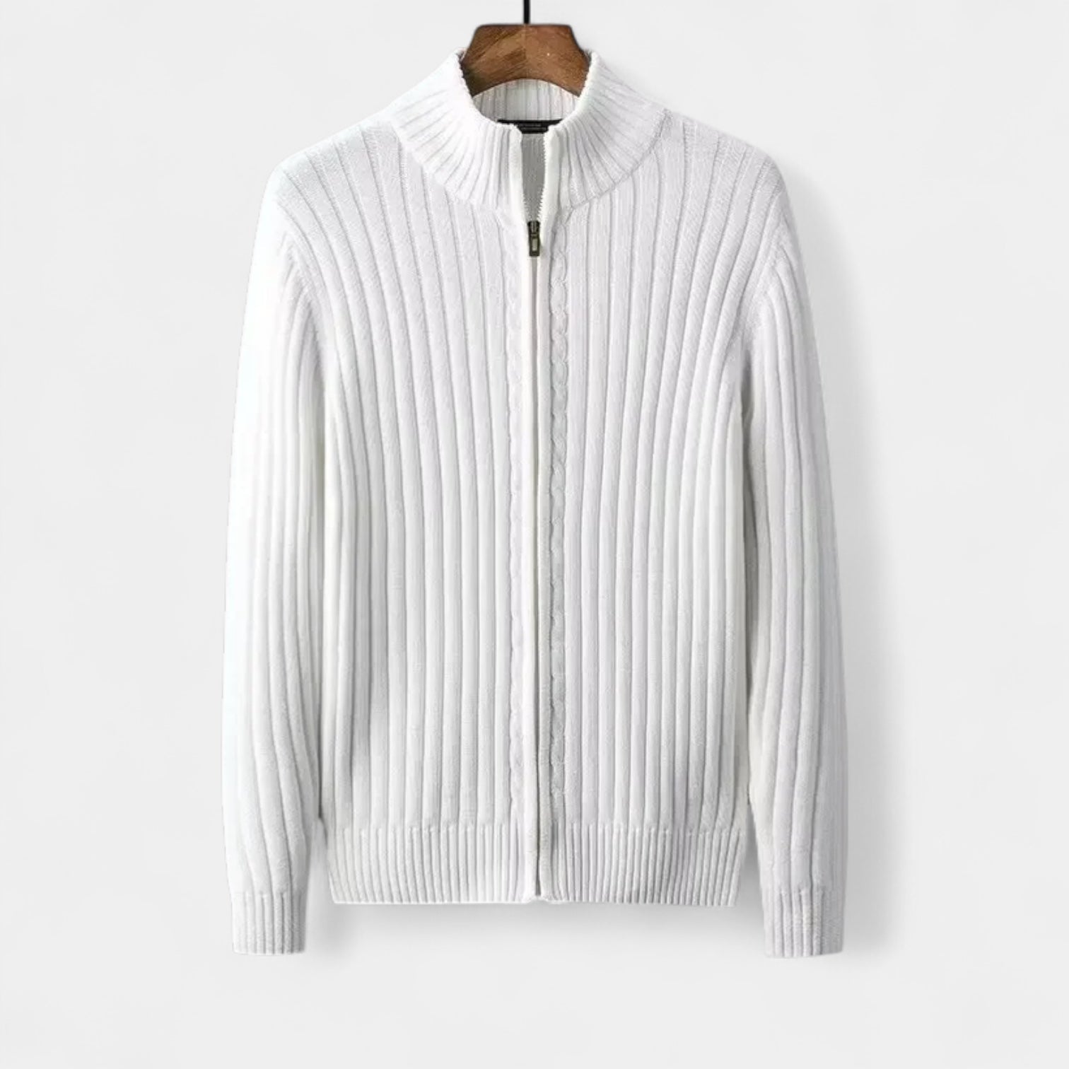 Men’s Ribbed Zip Cardigan