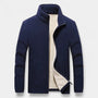 Noir | Men’s Sherpa Fleece Jacket-Noir-Navy-S-Noir