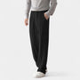 Noir | Men's Semi-Wide Suit Pants - Straight-Noir-Black-S-Noir