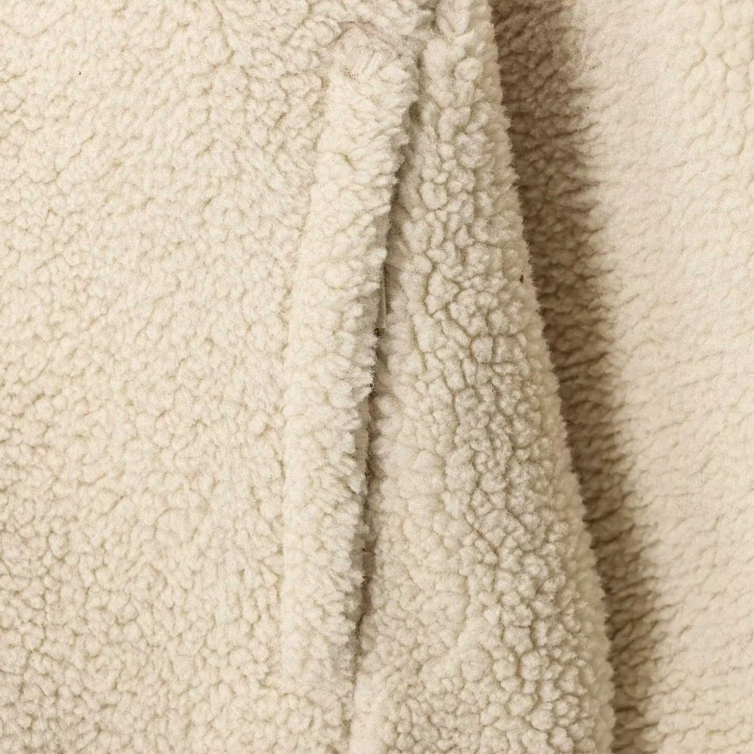 Women’s Sherpa Fleece Sweatshirt - Half-Zip Pullover