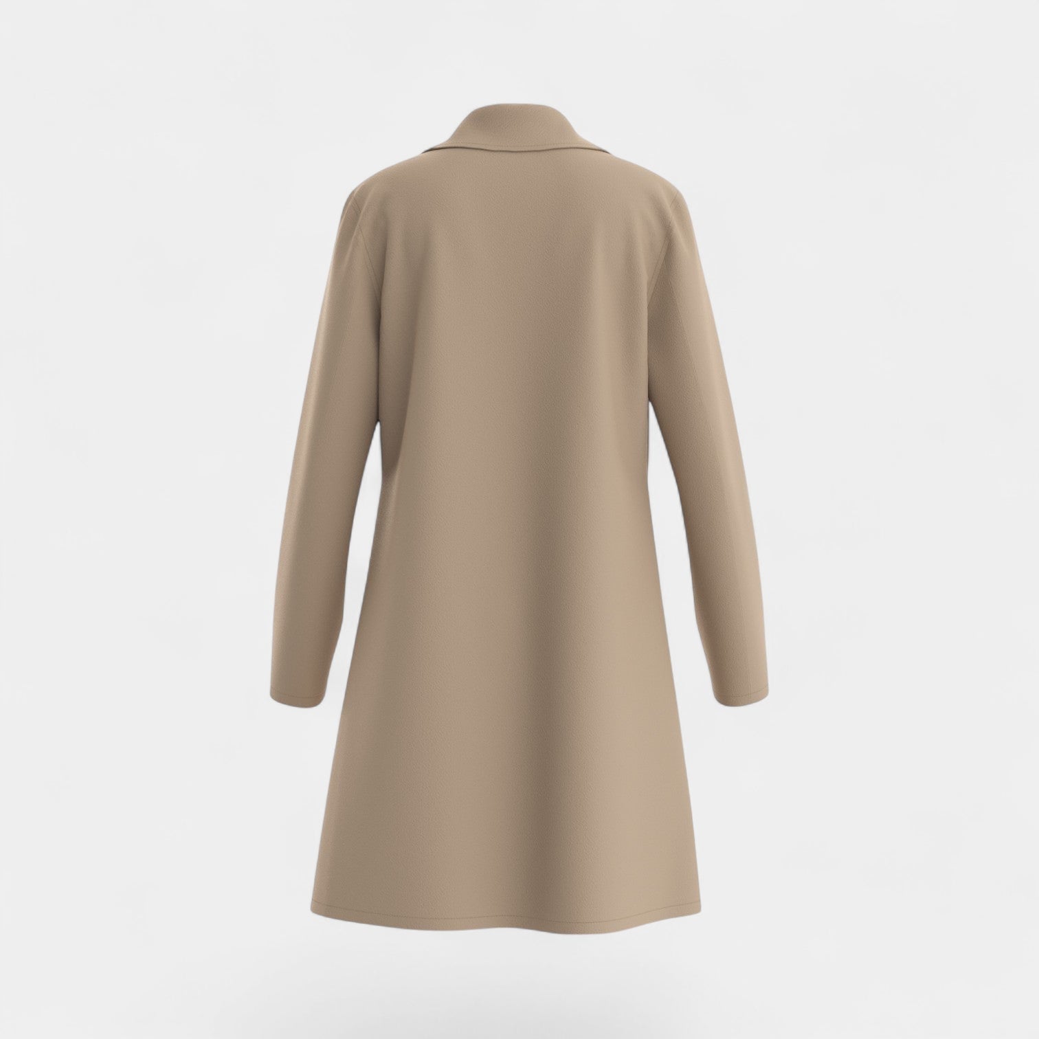 Noir | Women’s Single-Breasted Trench Coat-Jackets-Noir-Noir