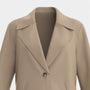 Noir | Women’s Single-Breasted Trench Coat-Jackets-Noir-Noir