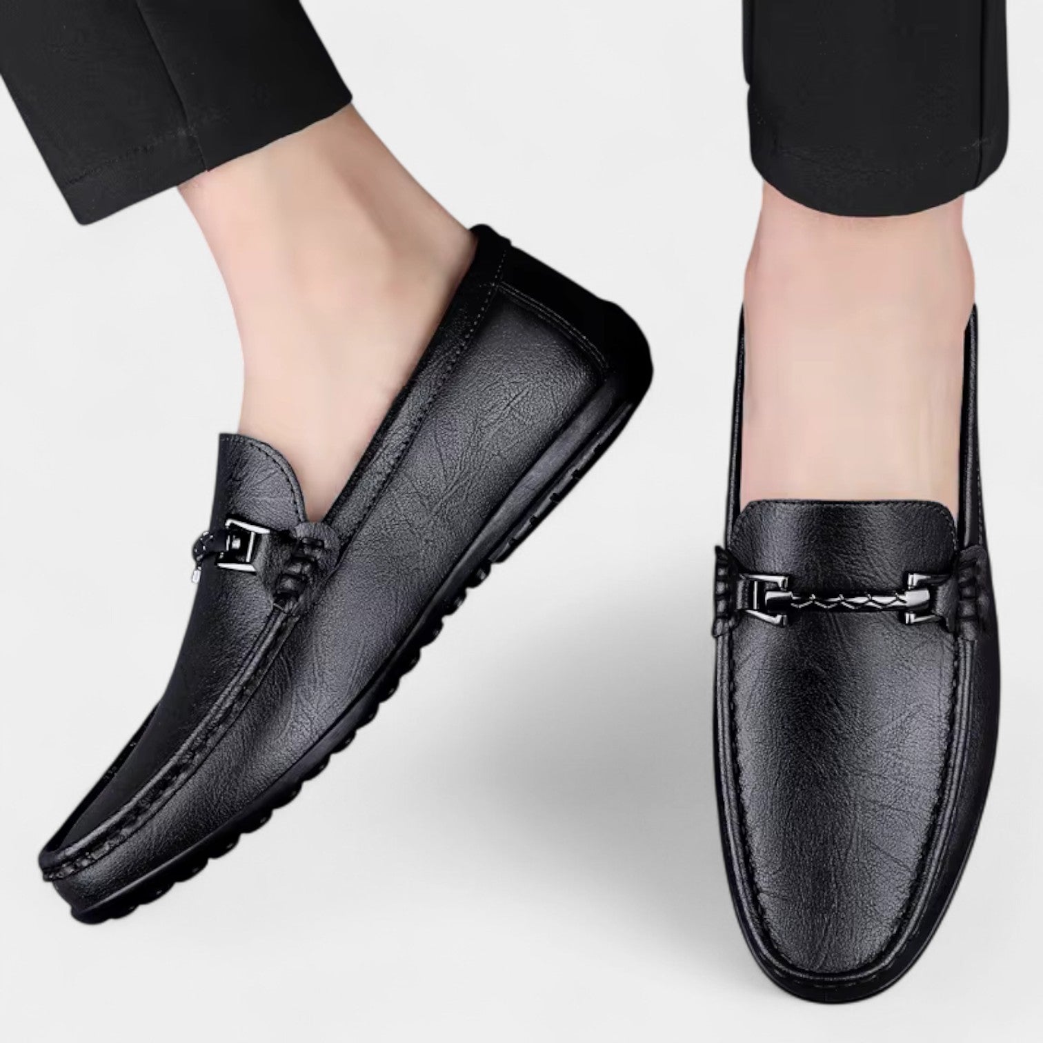 Men’s Leather Business Loafers