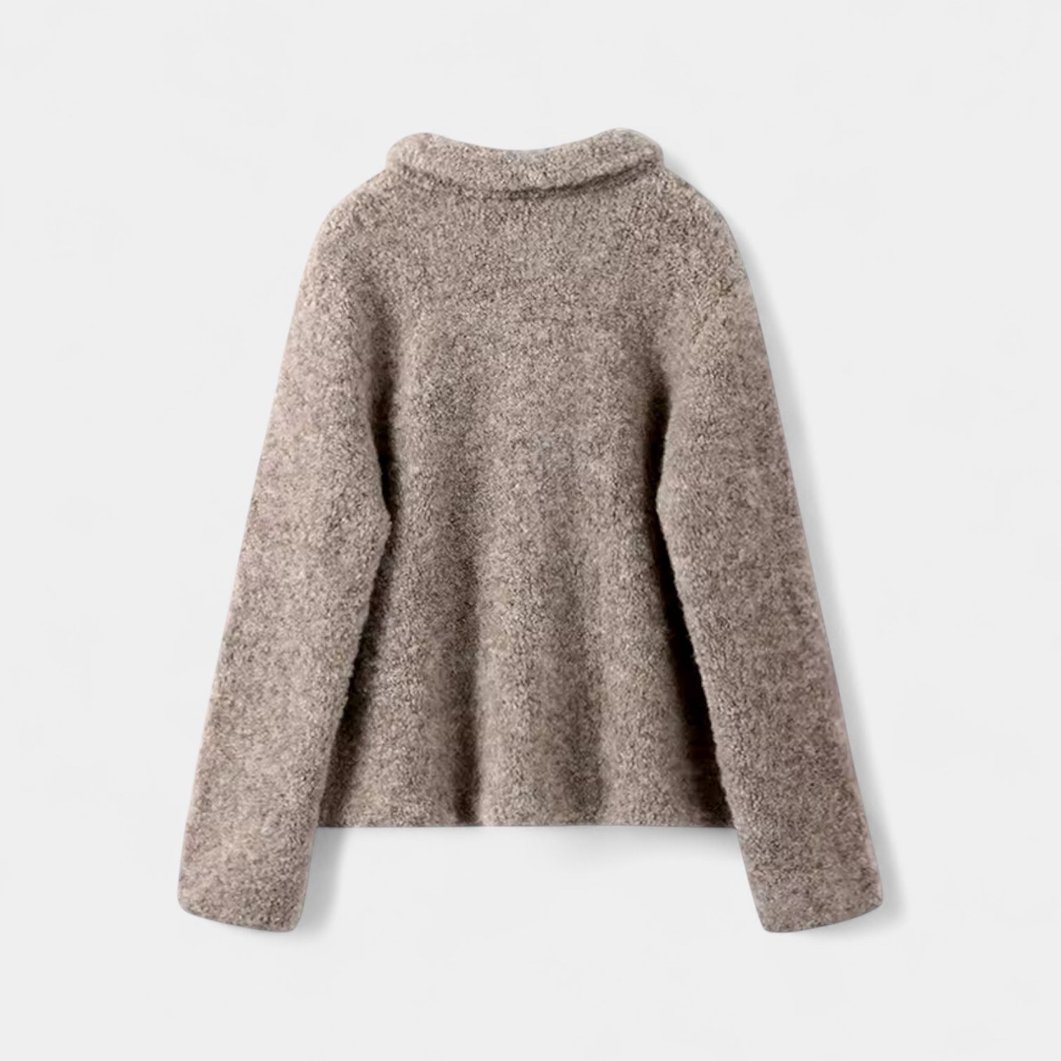 Noir | Wool-Blend Women’s Cardigan-Cardigans-Noir-Noir