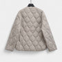 Noir | Women's Quilted Jacket - Autumn Coat-Jackets-Noir-Noir