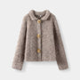 Noir | Wool-Blend Women’s Cardigan-Cardigans-Noir-Khaki-S-Noir