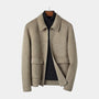 Noir | Men's Pure Cashmere Zip Jacket-Noir-Noir