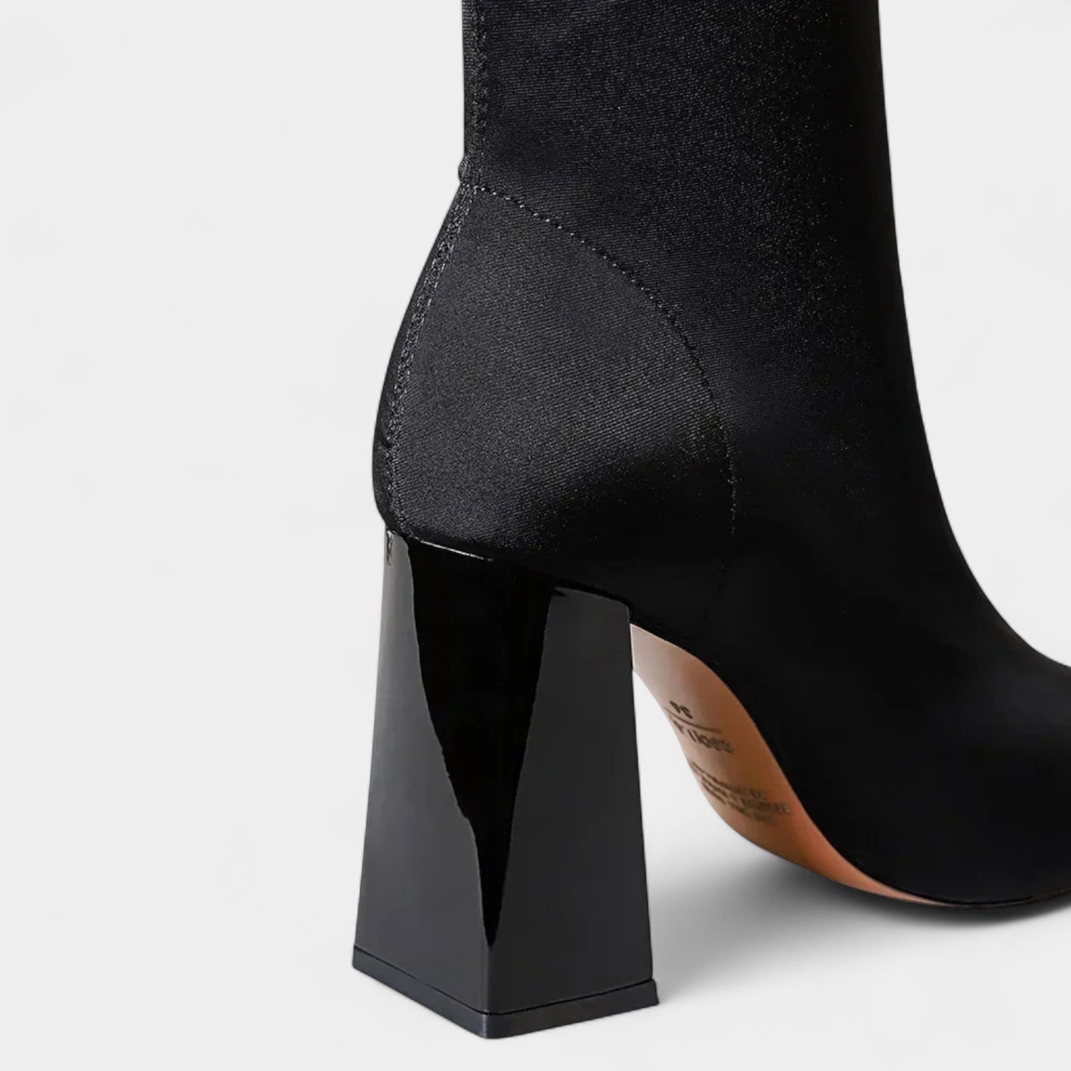 Noir | Black Stretch Ankle Boots