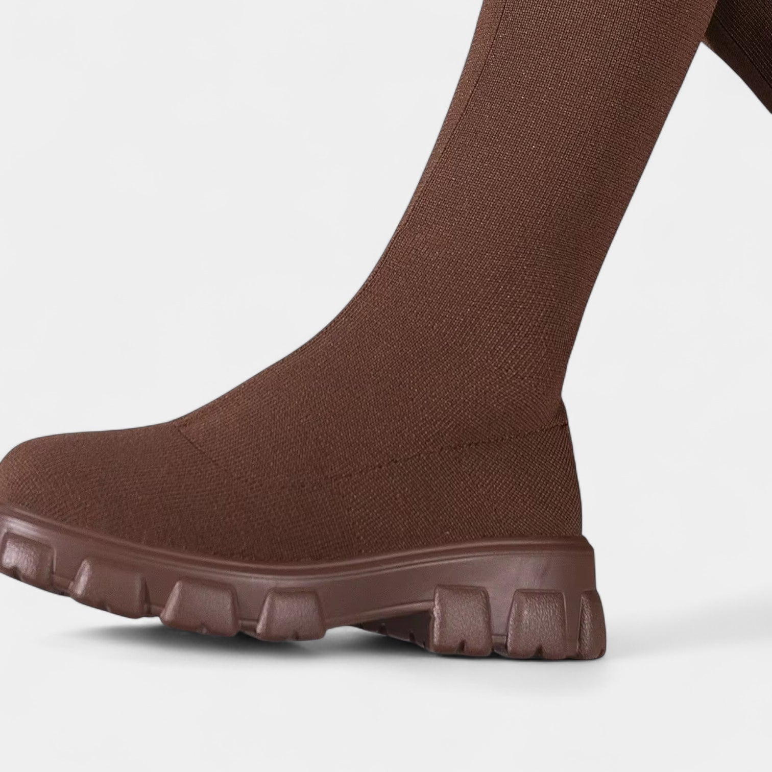 Noir | Stretch Knee High Boots