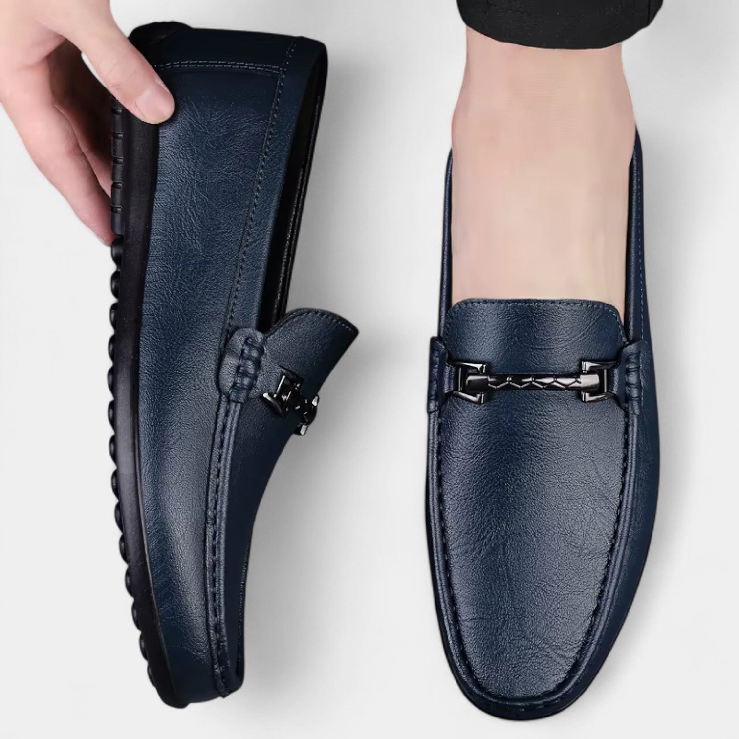 Men’s Leather Business Loafers