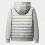 Noir | Men's Softshell Puffer Jacket - Hooded-Noir-Noir