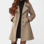 Noir | Women’s Single-Breasted Trench Coat-Jackets-Noir-Noir