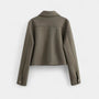 Noir | Women’s Cropped Overshirt Jacket-Noir-Noir