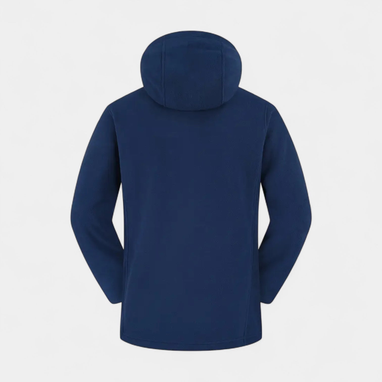Men's Windproof Fleece Zip-Up Hoodie
