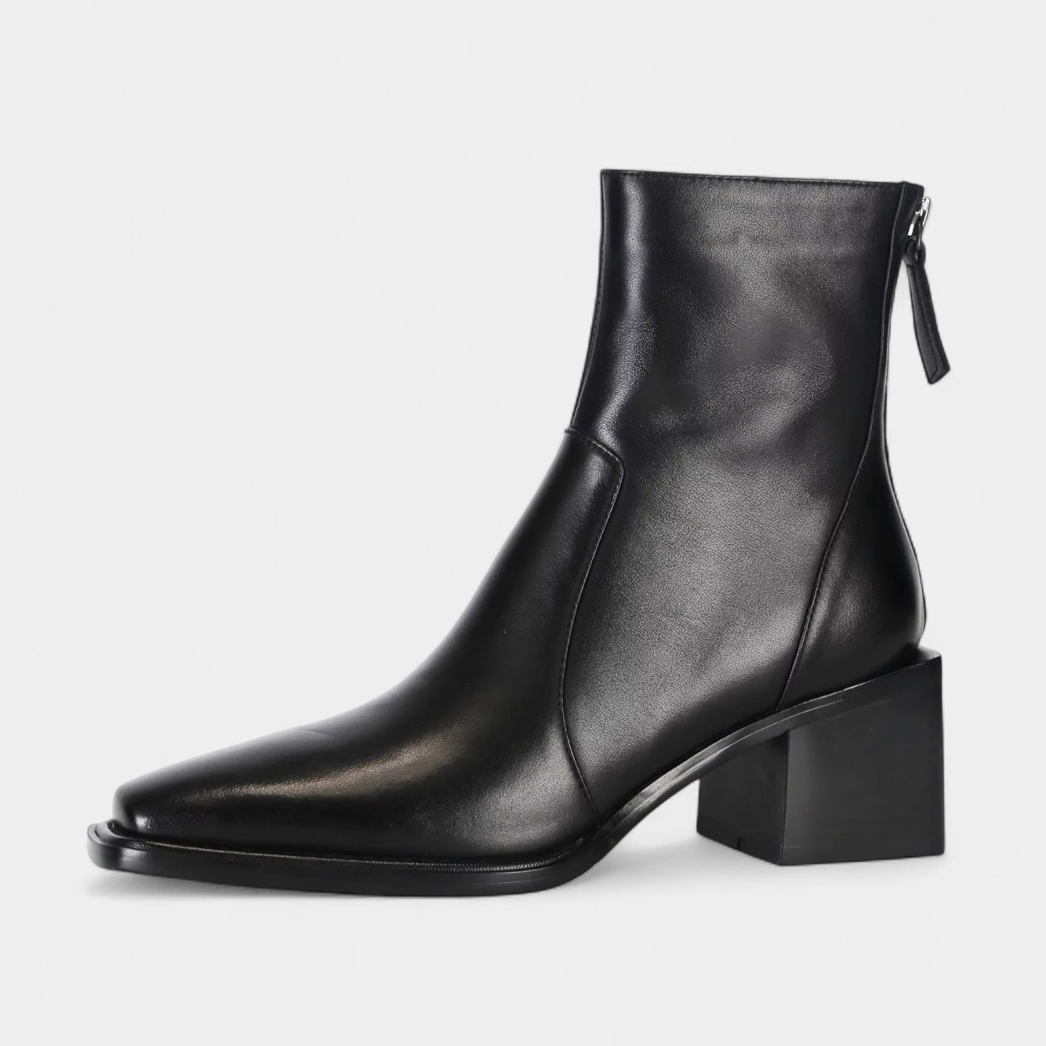 Noir | Women’s Leather Ankle Boots