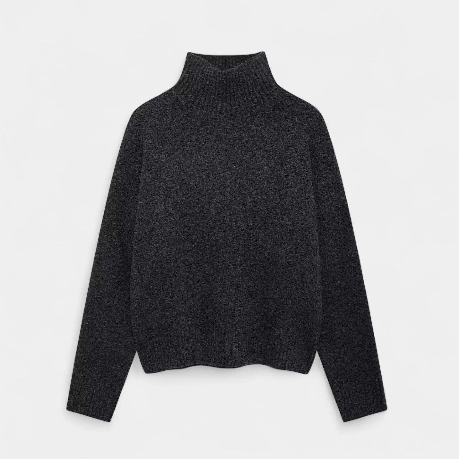 Women’s Wool Turtleneck Jumper - Soft Knit
