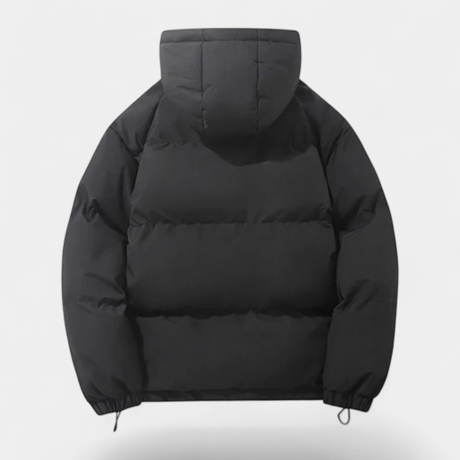 Noir | Men’s Hooded Puffer Jacket-Noir-Noir