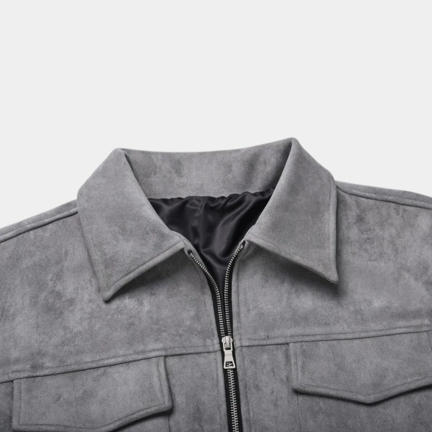 Noir | Men’s Casual Faux Suede Jacket
