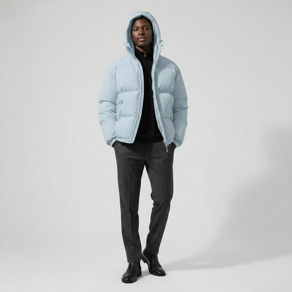 Men’s Quilted Puffer Winter Jacket