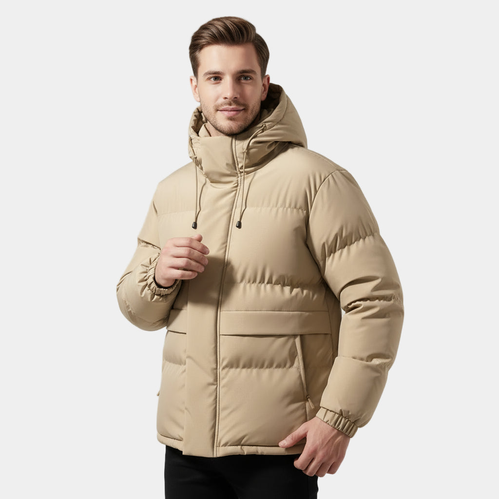 Men’s Performance Puffer Jacket - Waterproof Winter Coat