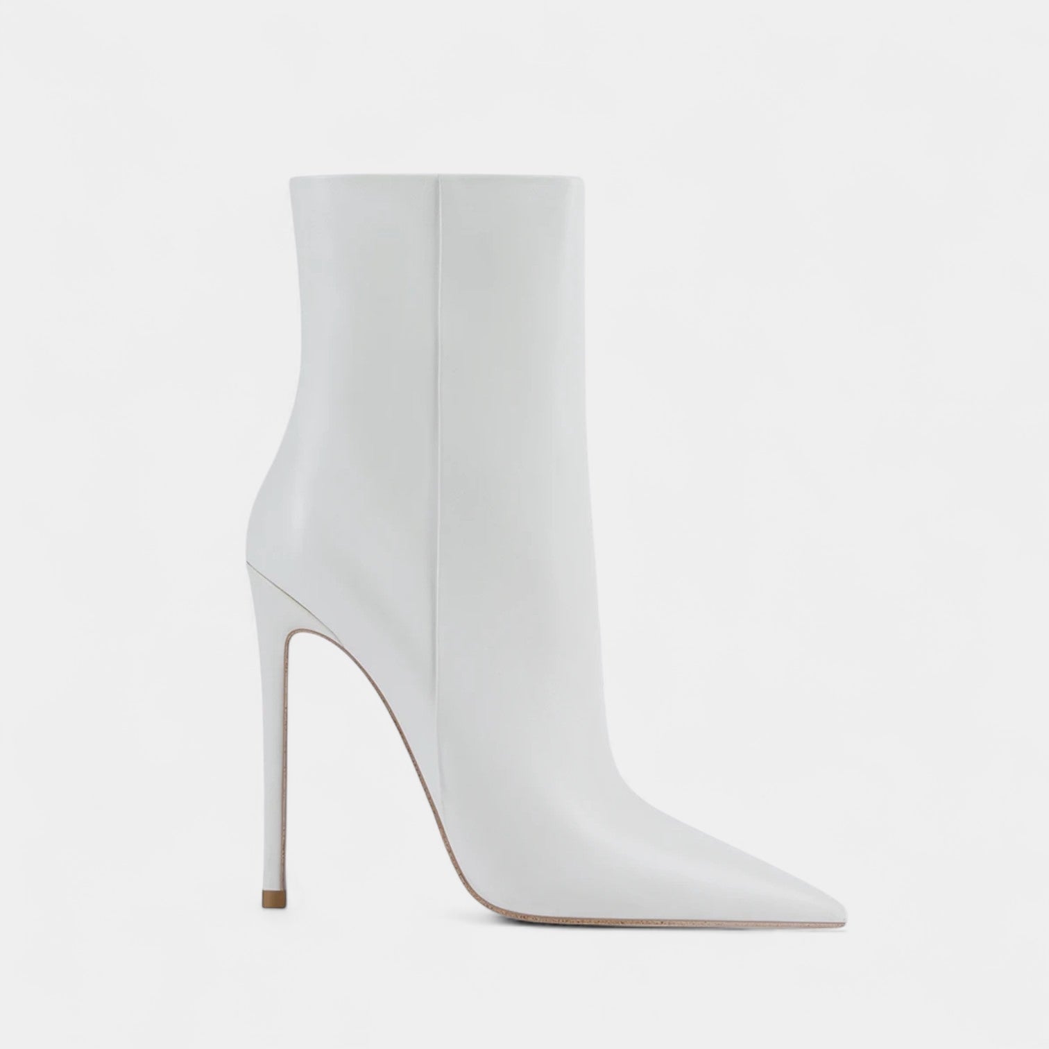 Noir | Pointed Toes Stiletto Ankle Boots