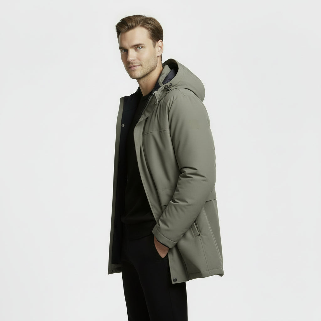 Men's Insulated Winter Jacket Parka