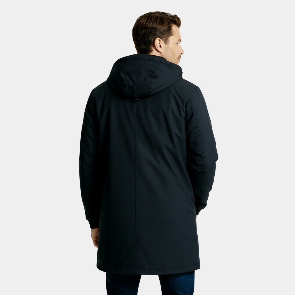 Men's Long Parka Winter Jacket - Windproof Waterproof