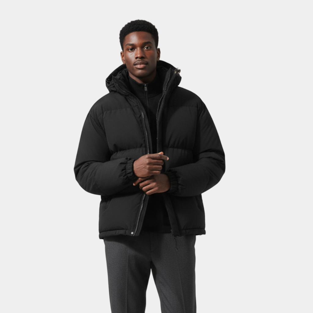 Men’s Down Puffer Jacket – Waterproof Windproof