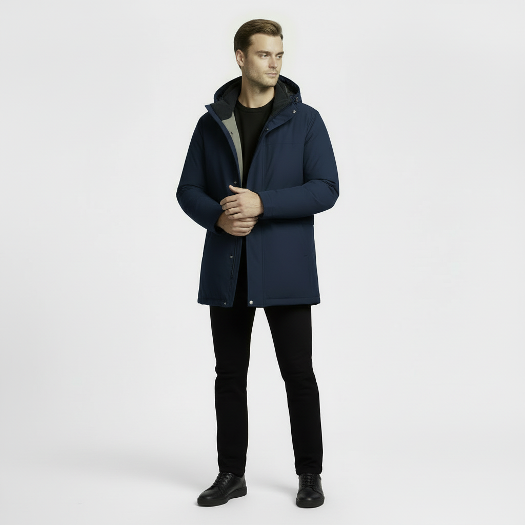 Men's Insulated Winter Jacket Parka