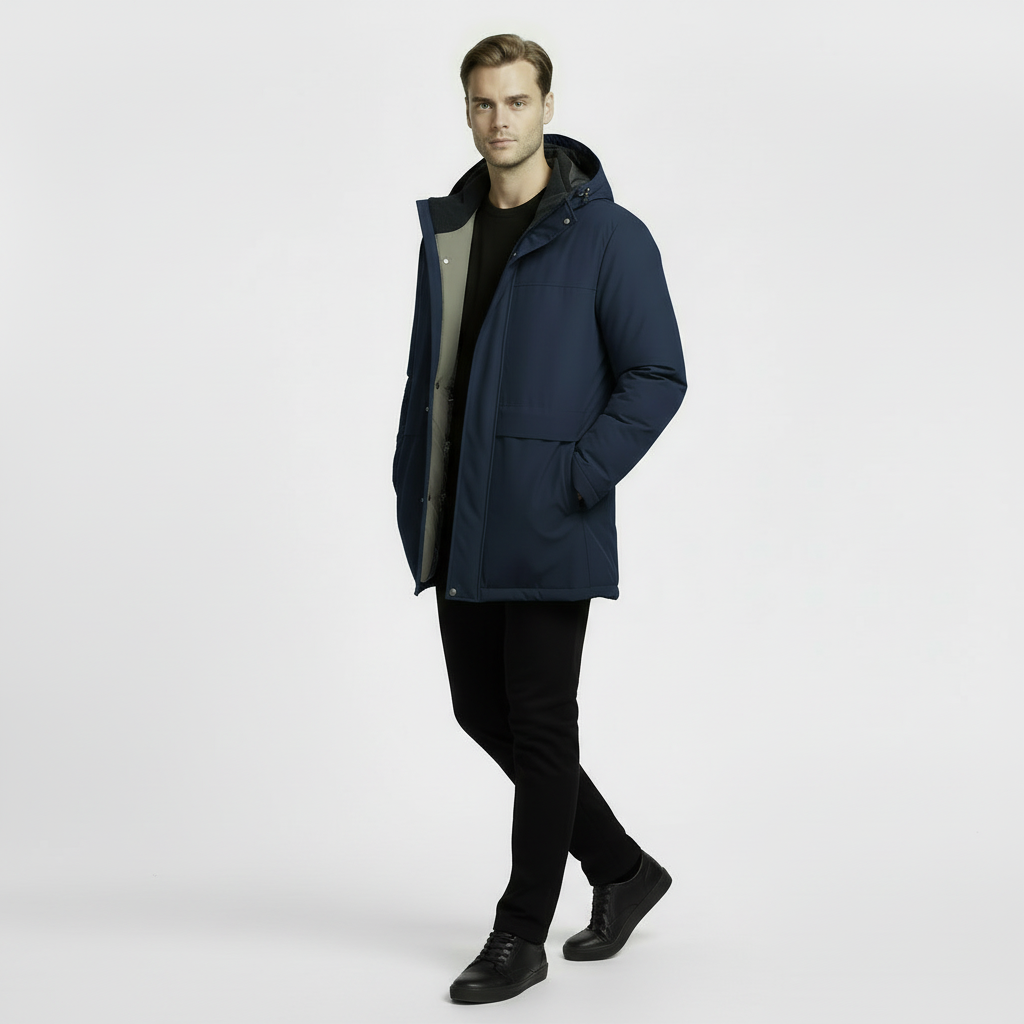 Men's Insulated Winter Jacket Parka