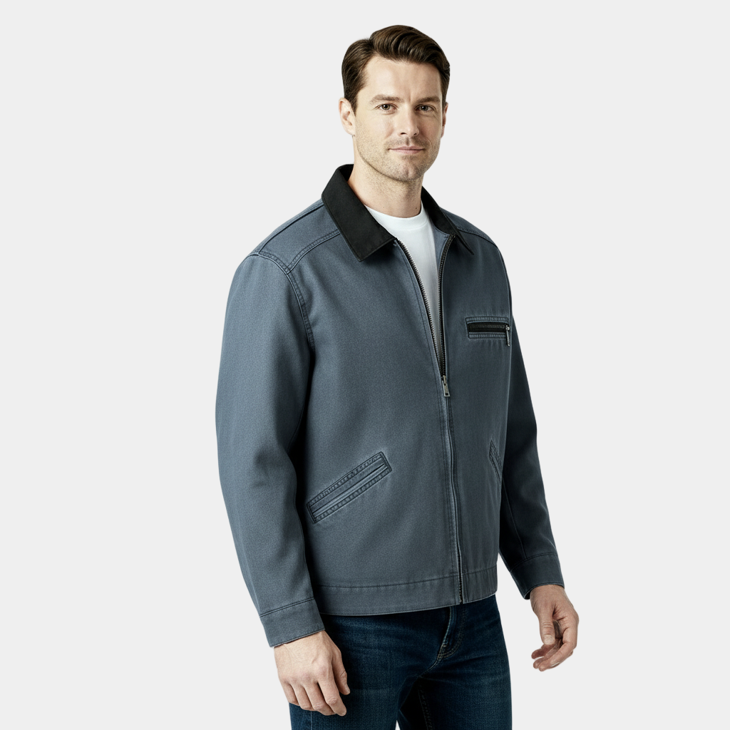 Men's Retro Zipper Jacket
