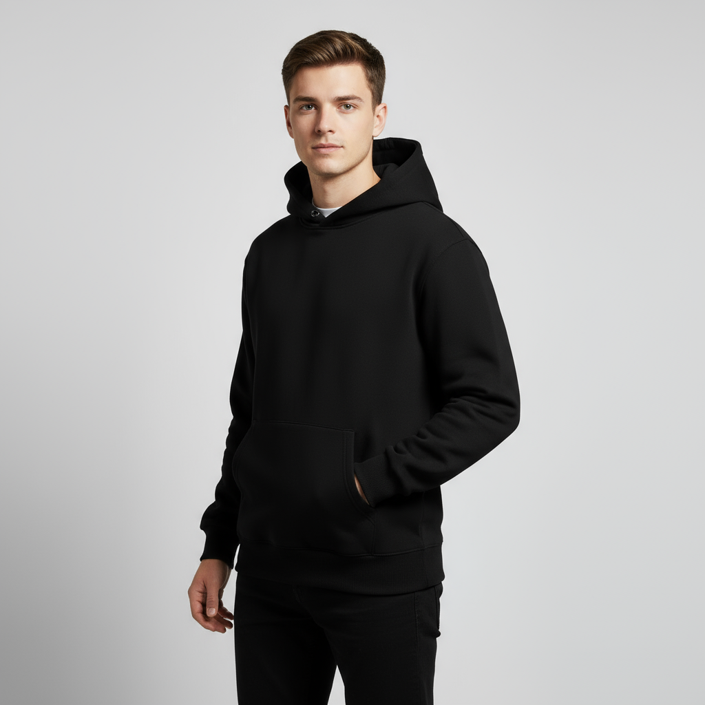 Men's Heavyweight Cotton Fleece Hoodie