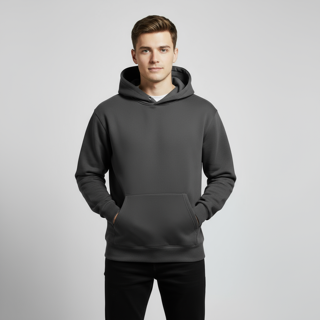 Men's Heavyweight Cotton Fleece Hoodie