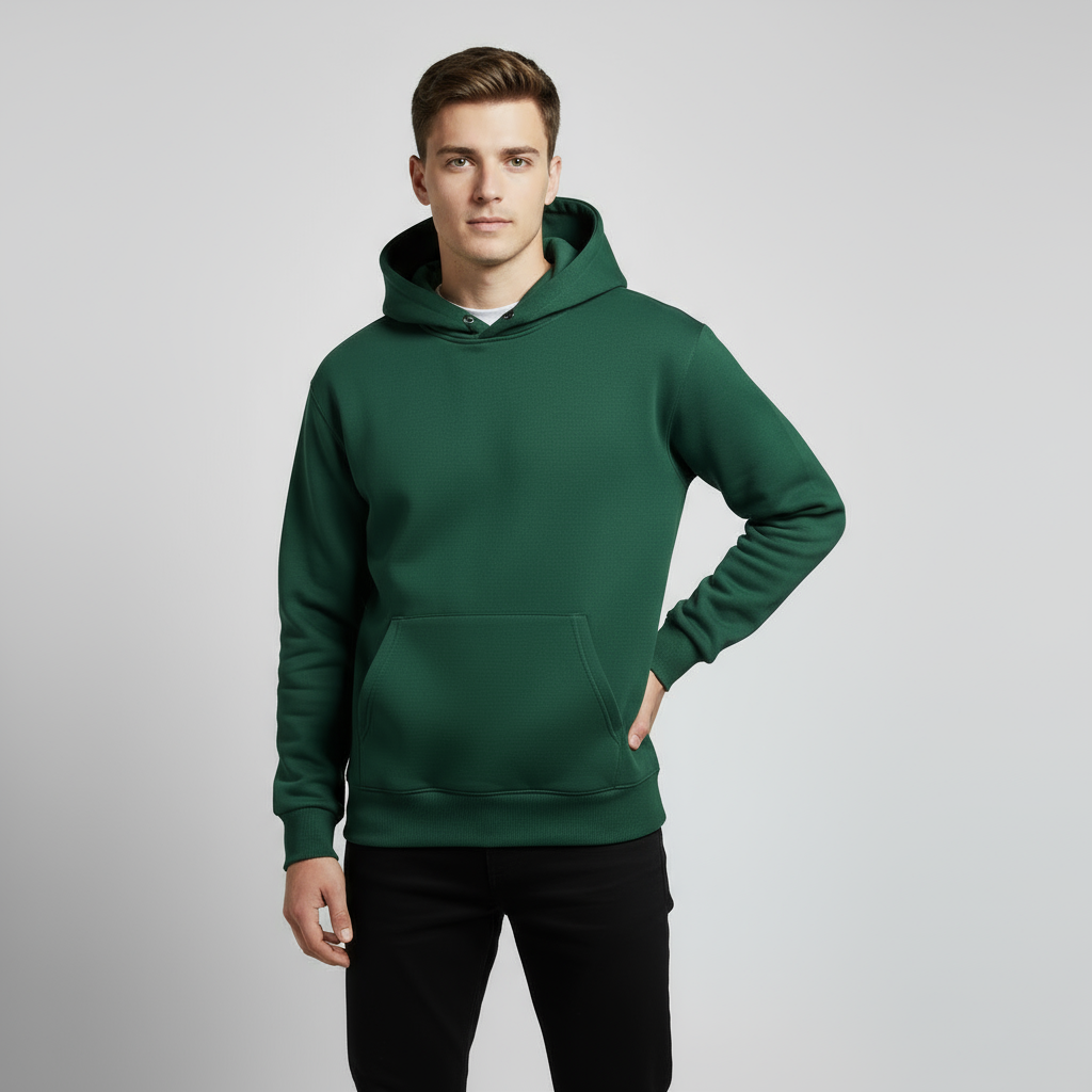 Men's Heavyweight Cotton Fleece Hoodie
