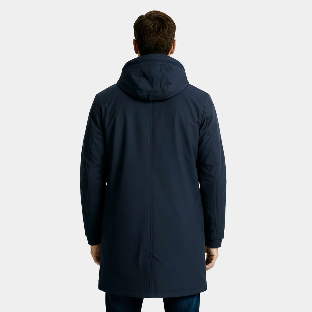 Men's Long Parka Winter Jacket - Windproof Waterproof