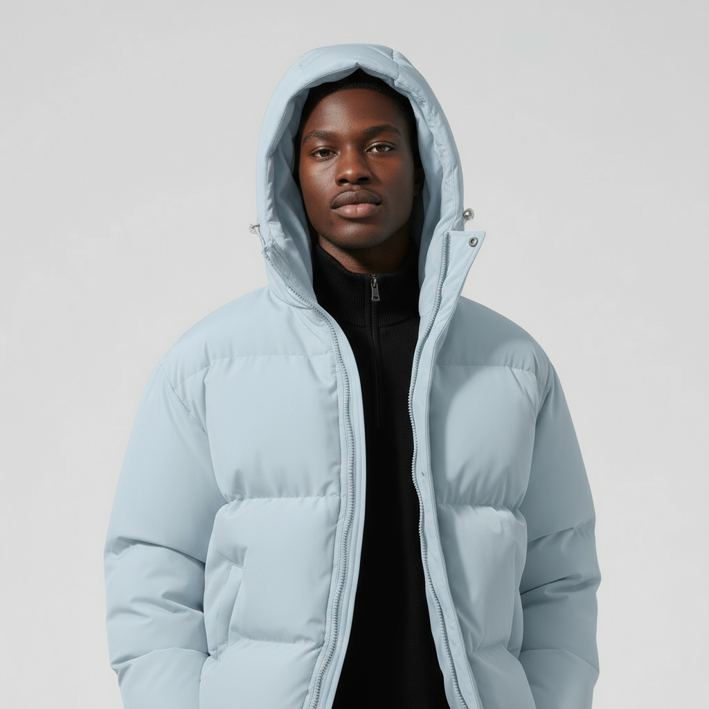 Men’s Down Puffer Jacket – Waterproof Windproof