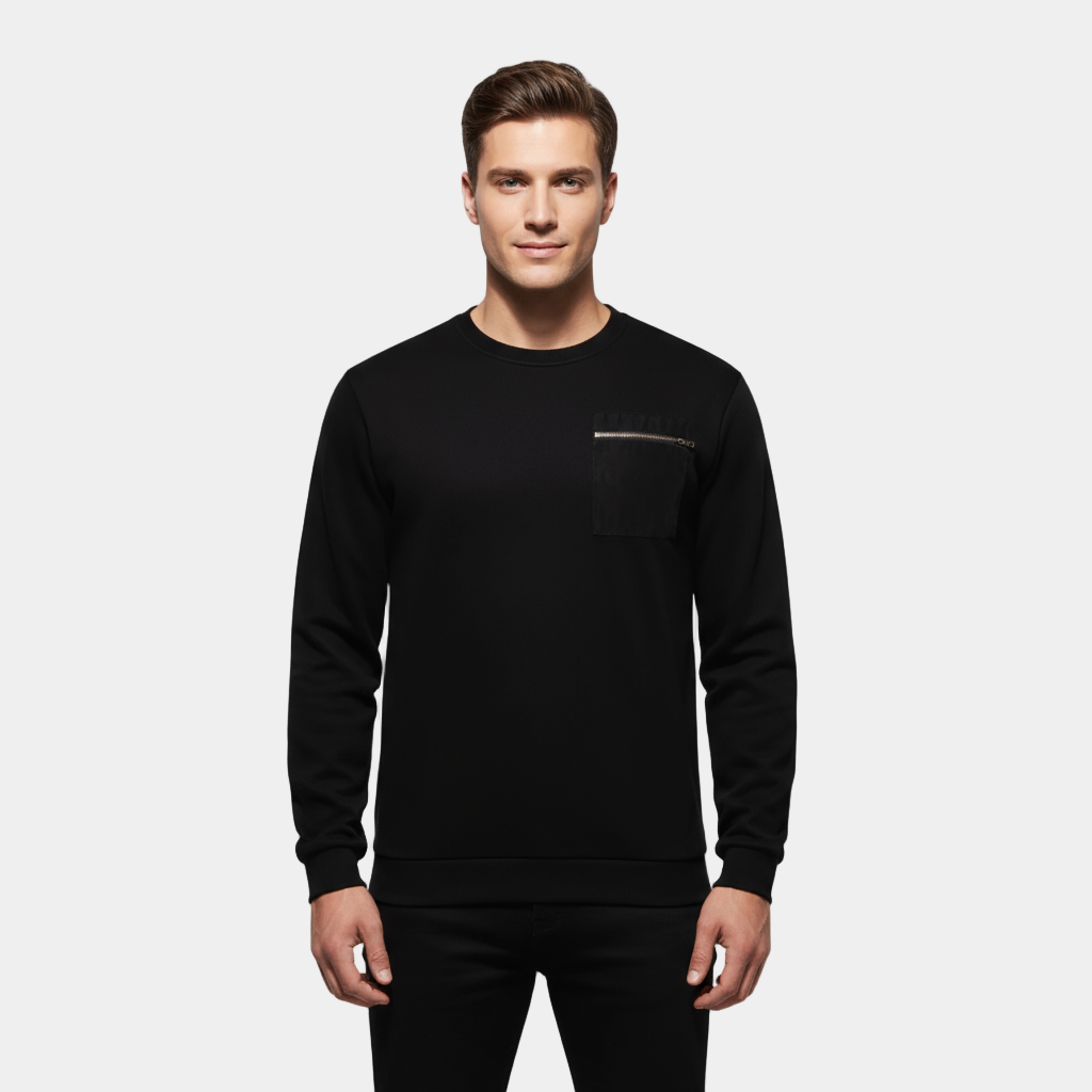Men’s Brushed Crew Neck Sweater