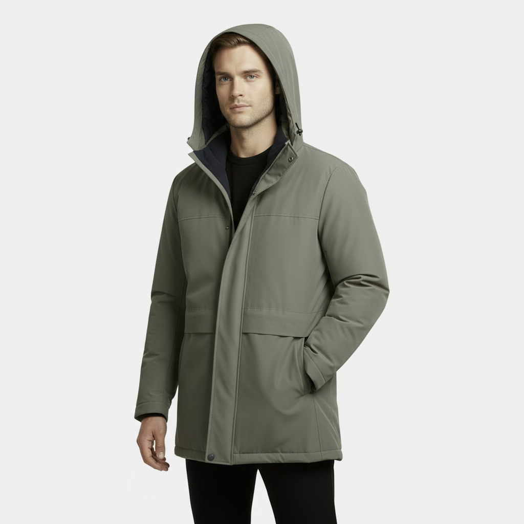 Men's Insulated Winter Jacket Parka