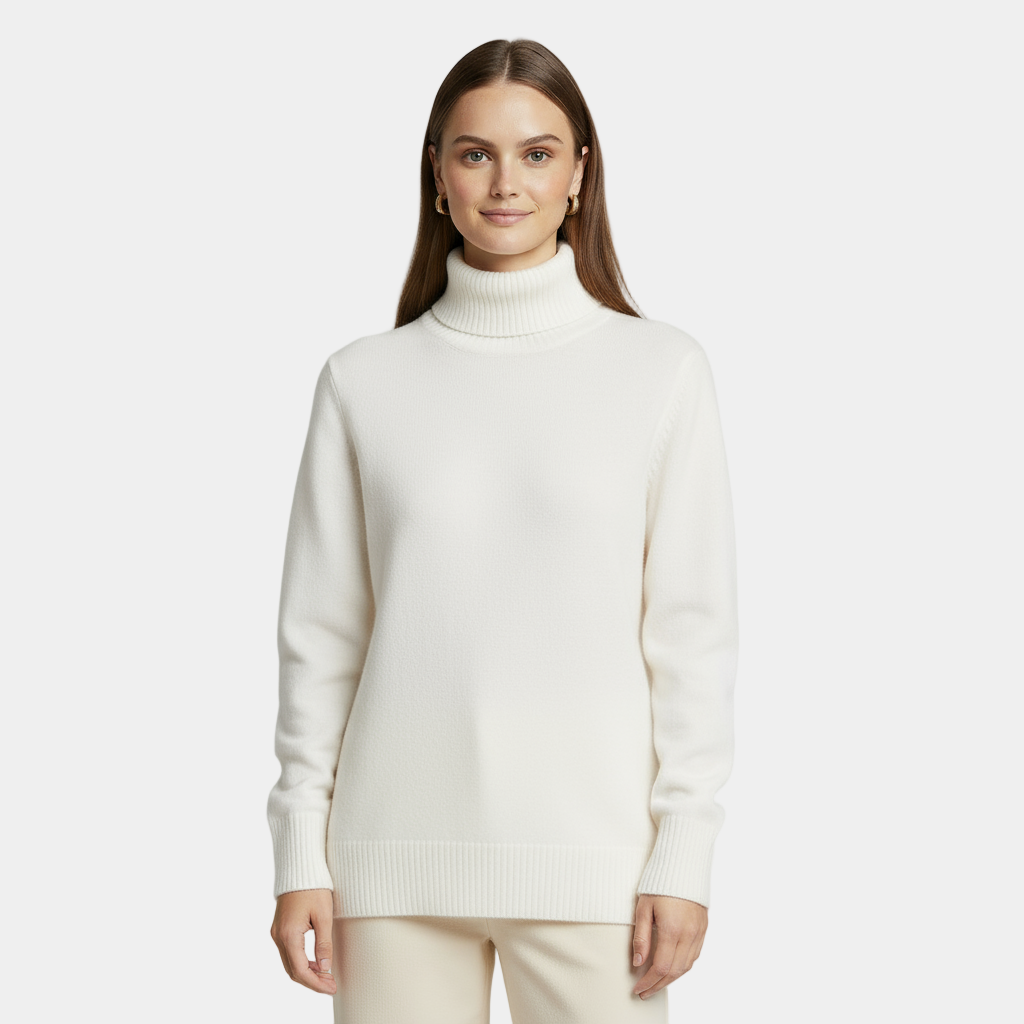 Women's Classy Cashmere Turtleneck Sweater