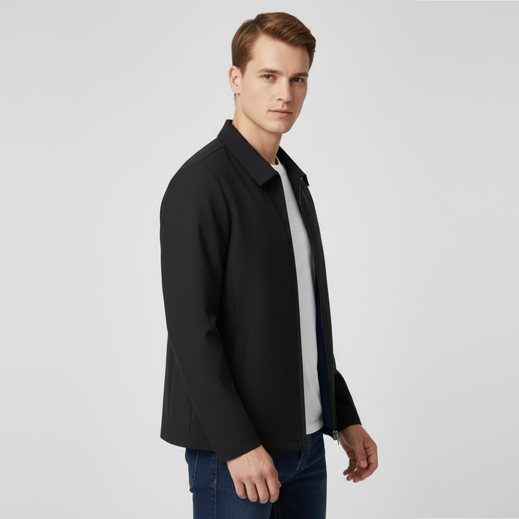 Men’s Business Bomber Polo Jacket