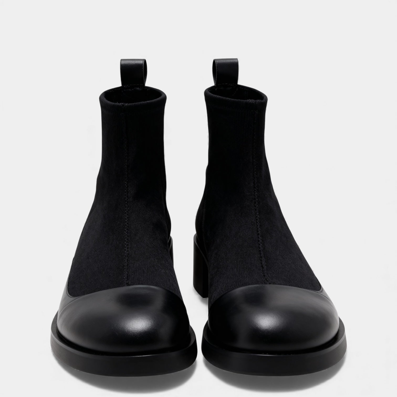 Women’s Classy Suede Ankle Boots – Block Heel