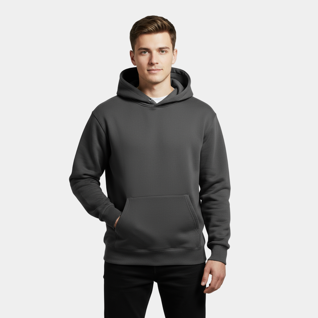 Men's Heavyweight Cotton Fleece Hoodie