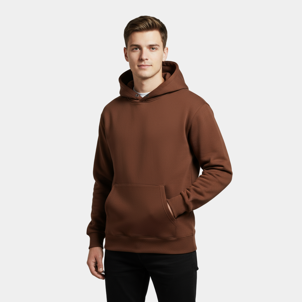 Men's Heavyweight Cotton Fleece Hoodie