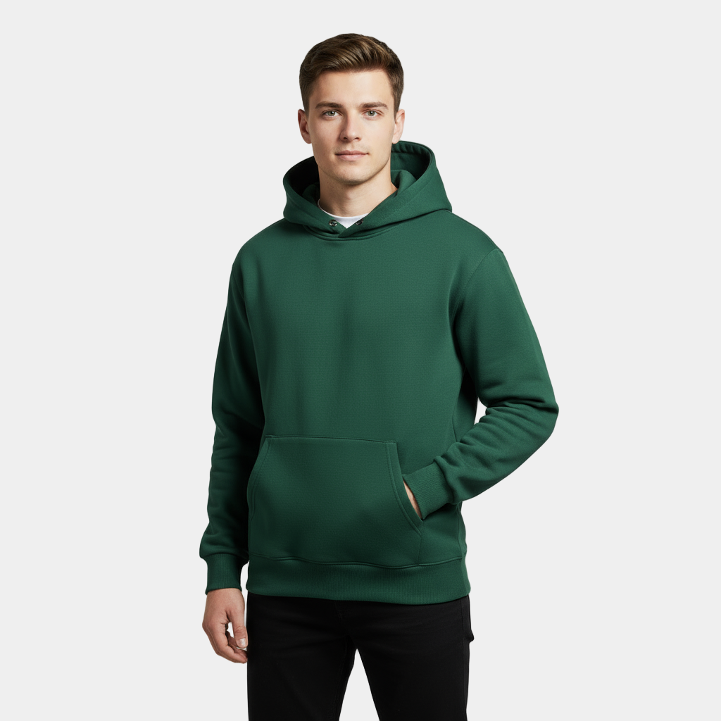 Men's Heavyweight Cotton Fleece Hoodie
