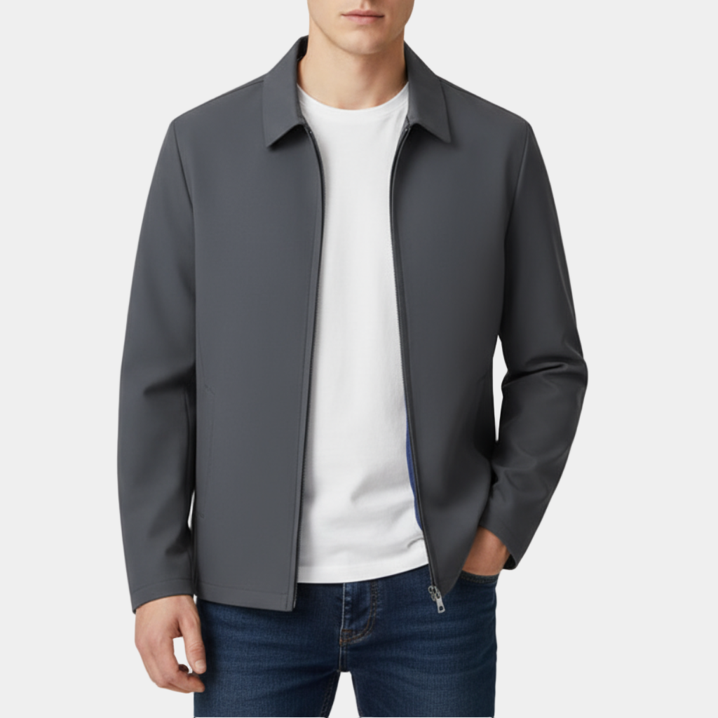 Men’s Business Bomber Polo Jacket